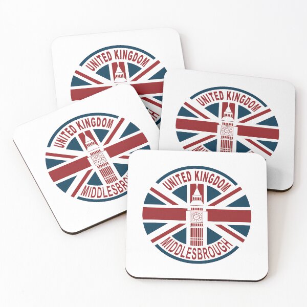 Item preview, Middlesbrough United Kingdom Uk Union Jack British Flag designed and sold by ParadiseByArt.