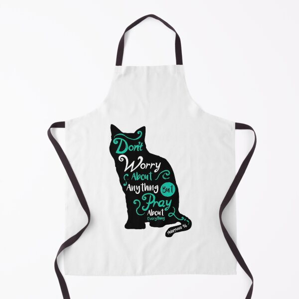 Item preview, Don't Worry Pray Cat Bible Verse Philippians 4 6 designed and sold by OlyvieArt.