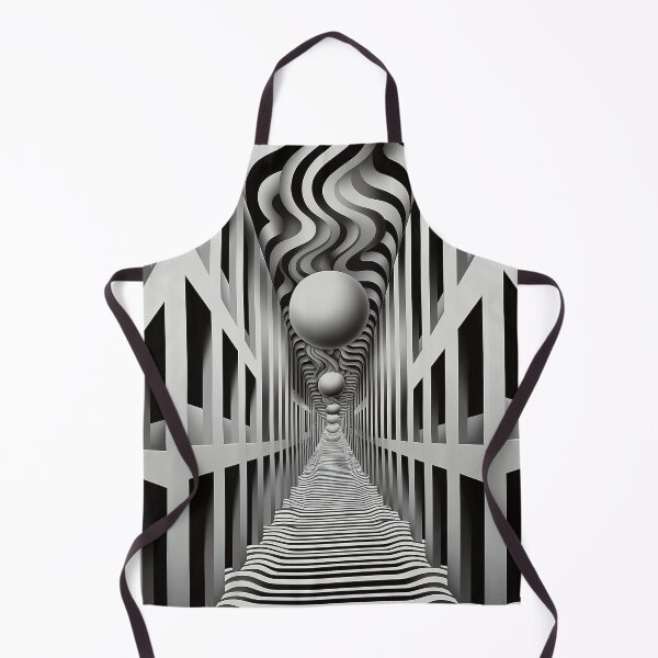 Item preview, 3D Op Art Perspective Corridor Sphere Optical Illusion designed and sold by pinkal.
