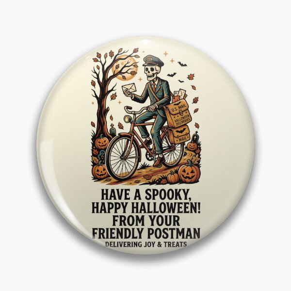 Item preview, Your friendly postman - Delivering joy & treats - Halloween for postman designed and sold by ParadoxParadox.