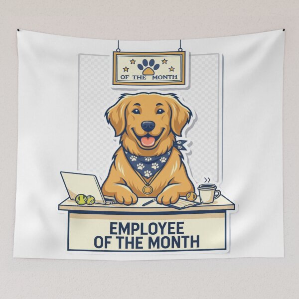 Item preview, Employee Of The Month designed and sold by ClaussShop.