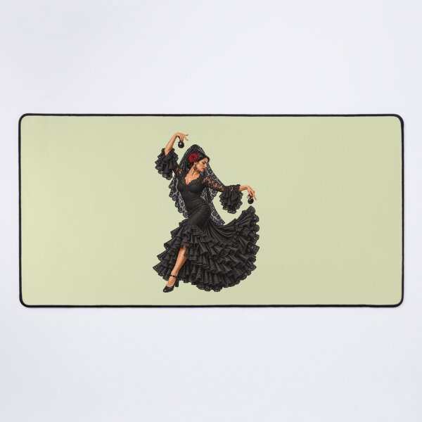 Item preview, Elegant Flamenco dancer with Castanets designed and sold by CzipipitoStudio.