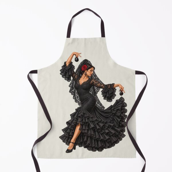 Item preview, Elegante bailarina de flamenco con castañuelas designed and sold by CzipipitoStudio.