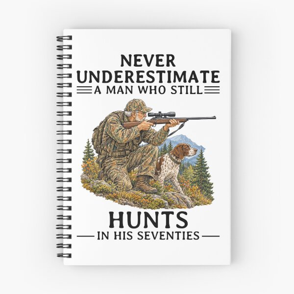 Item preview, Never Underestimate an Old Man Who Still Hunts in His Seventies designed and sold by LounisArt.