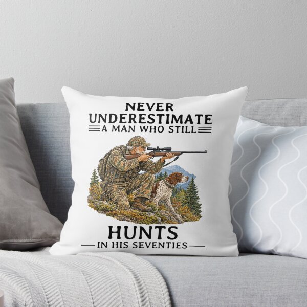 Item preview, Never Underestimate an Old Man Who Still Hunts in His Seventies designed and sold by LounisArt.