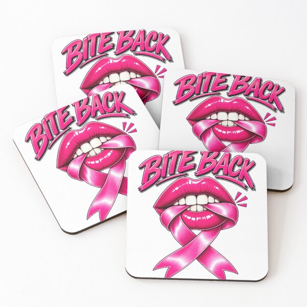 Item preview, Bite Back Pink Ribbon Breast Cancer Awareness designed and sold by KireVeronica.