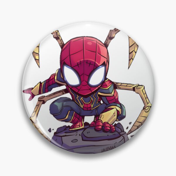 Item preview, Chibi Iron Spider Hero Action Pose Marvel Inspired Fan Art | ⭐⭐⭐⭐⭐ Best Seller designed and sold by Jasper Turpie.