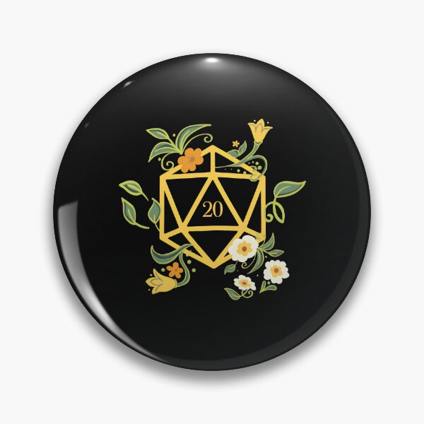 Item preview, Floral D20 Nature Dice  designed and sold by DIANRHOLTZER.