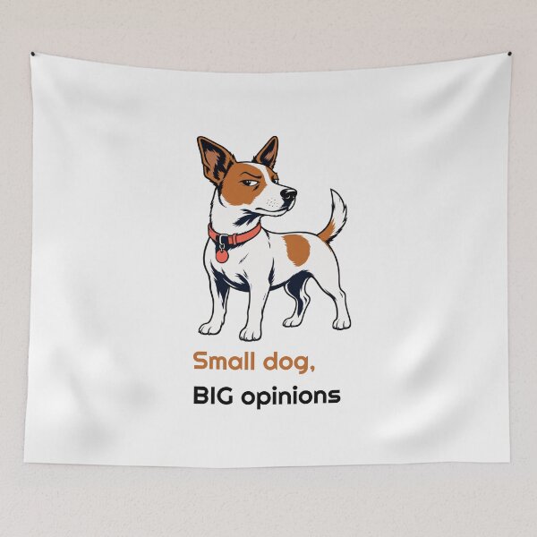 Item preview, Small Dog, Big Opinions Jack Russell  designed and sold by bluesquidink.