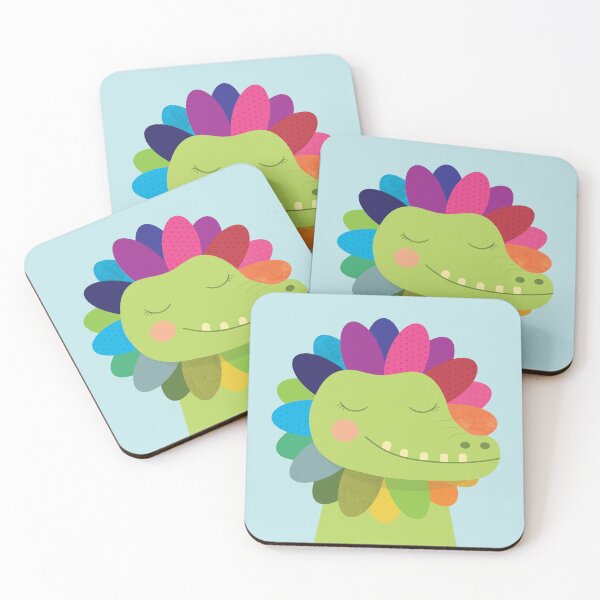 Item preview, Colourful smiling crocodile designed and sold by jaysanstudio.