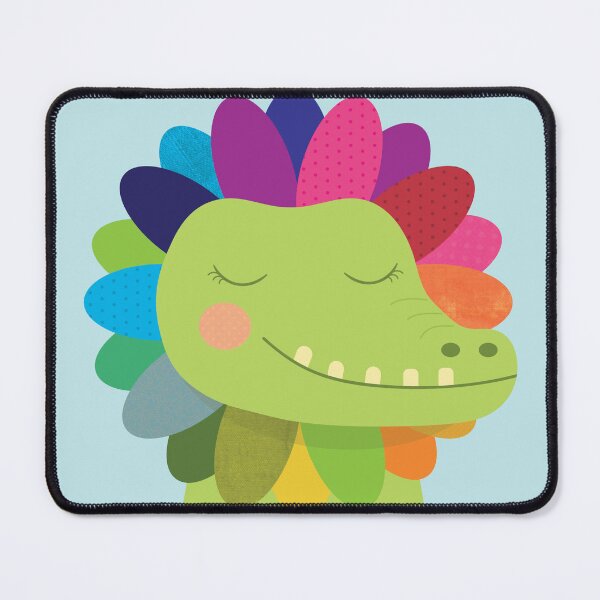 Item preview, Colourful smiling crocodile designed and sold by jaysanstudio.