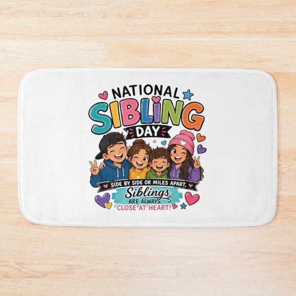 Item preview, National Sibling Day designed and sold by SilverlakeLove.