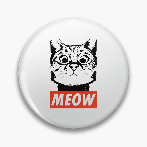 Item preview, Funny Cat Meow Graphic designed and sold by OlyvieArt.