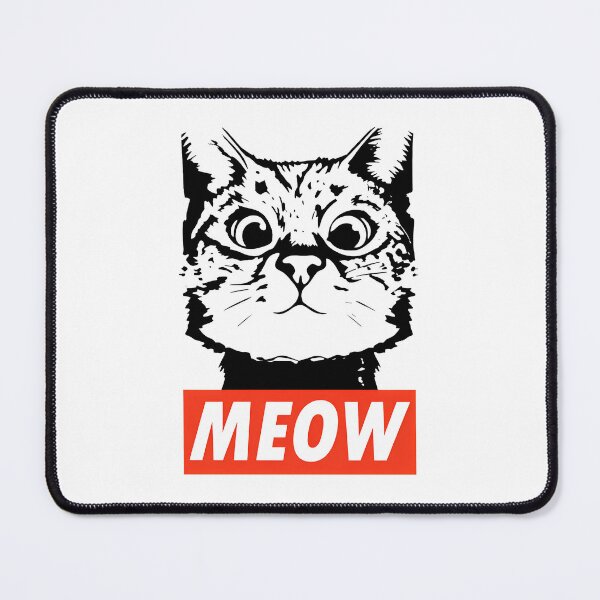Item preview, Funny Cat Meow Graphic designed and sold by OlyvieArt.