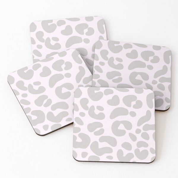 Item preview, Light pink and brown leopard print pattern designed and sold by brokentea.