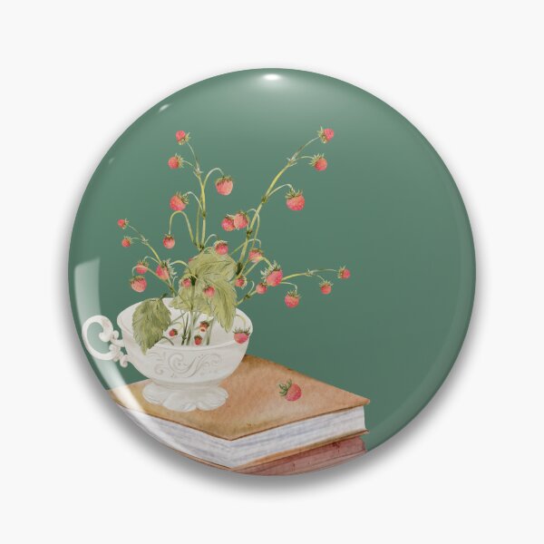 Item preview, Strawberries and Old Stories designed and sold by Sagi Jane Art.