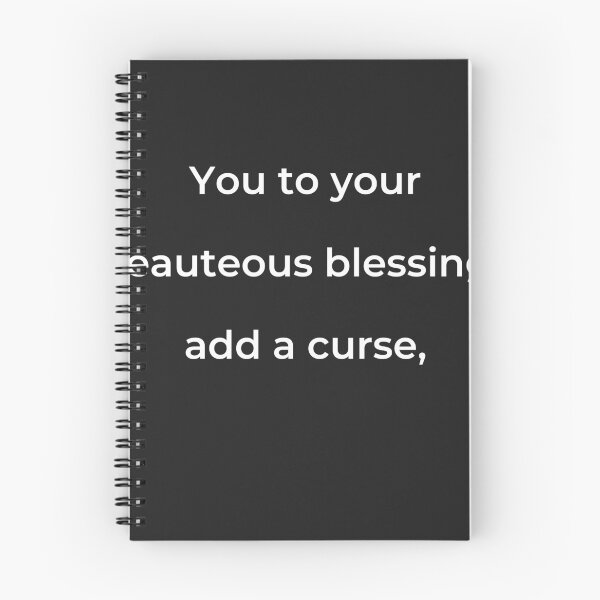 Item preview, “You to your beauteous blessings add a curse,” - print white designed and sold by ariksworld.