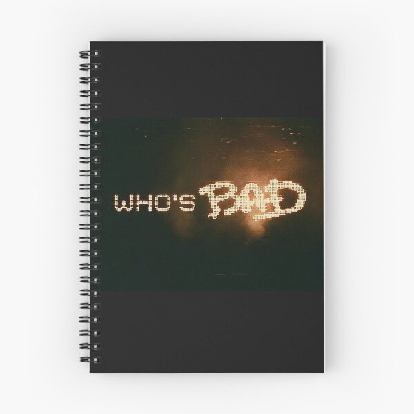 Item preview, 'Who's Bad' sign designed and sold by ArtisticStuff12.