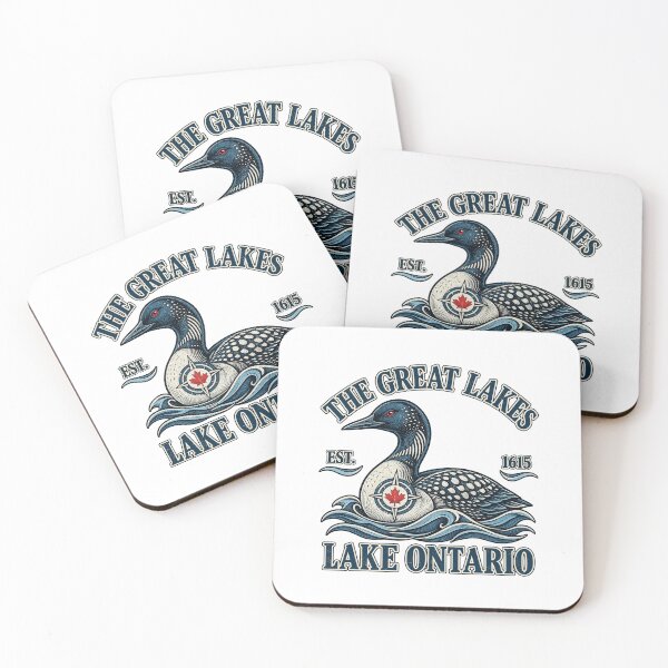 Item preview, The Great Lakes Lake Ontario Loon Vintage Canadian Nature Design designed and sold by YasuoShop.