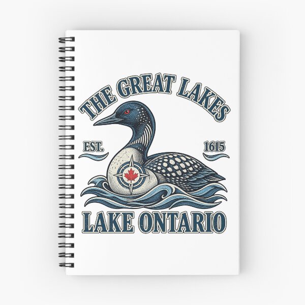 Item preview, The Great Lakes Lake Ontario Loon Vintage Canadian Nature Design designed and sold by YasuoShop.