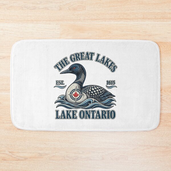Item preview, The Great Lakes Lake Ontario Loon Vintage Canadian Nature Design designed and sold by YasuoShop.