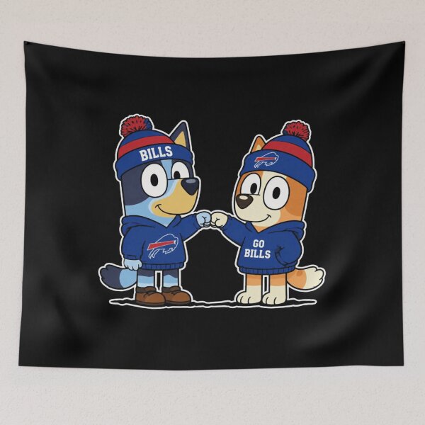 Item preview, Bluey Buffalo Bills Cute designed and sold by Polarfxdminded.