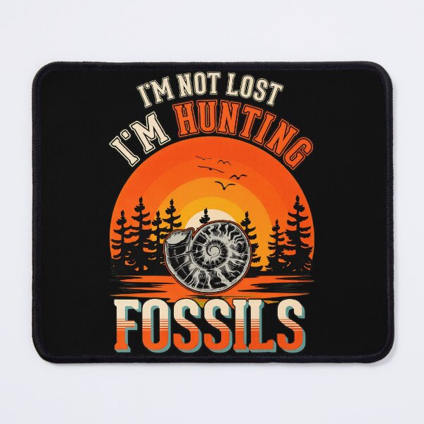Item preview, Retro Ammonite Fossil Hunting Sunset Graphic designed and sold by ballyyksjod.