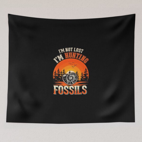Item preview, Retro Ammonite Fossil Hunting Sunset Graphic designed and sold by ballyyksjod.