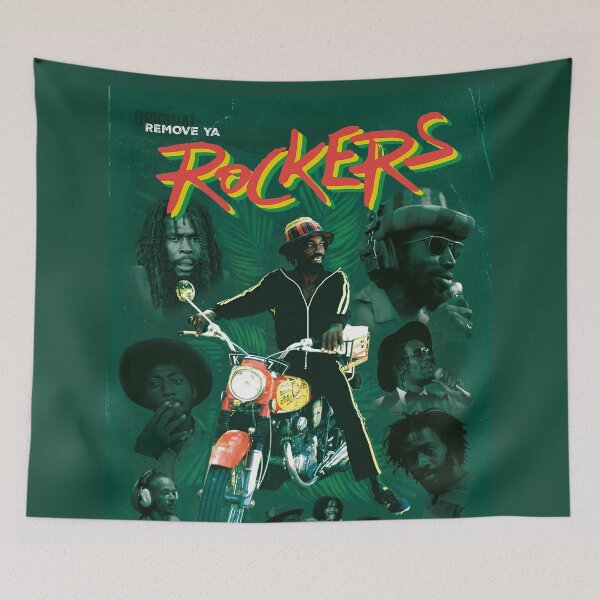 Item preview, Rockers Movie Poster Reggae Family designed and sold by JereMewArt.