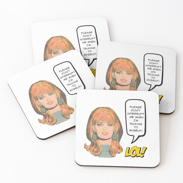 Item preview, Please Don'T Interrupt Me When I'M Talking To Myself - Office Humor designed and sold by PALMTREEfwi.