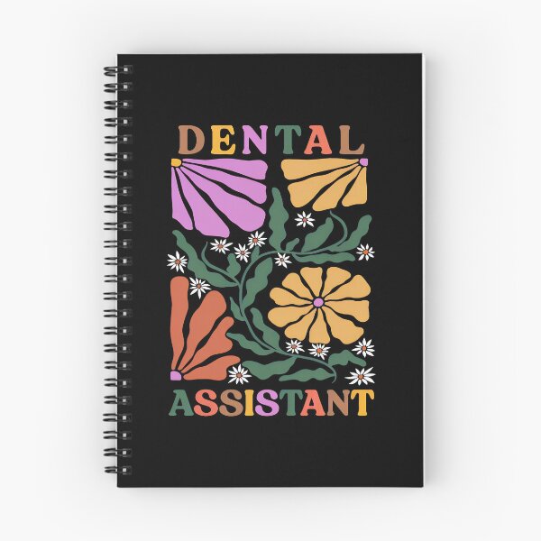 Item preview, Retro Floral Dental Assistant Design designed and sold by banezhobeers.