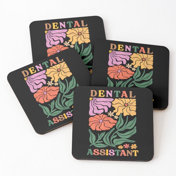 Item preview, Retro Floral Dental Assistant Design designed and sold by dohmanscelko.