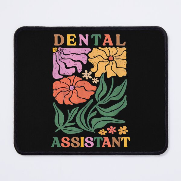 Item preview, Retro Floral Dental Assistant Design designed and sold by dohmanscelko.