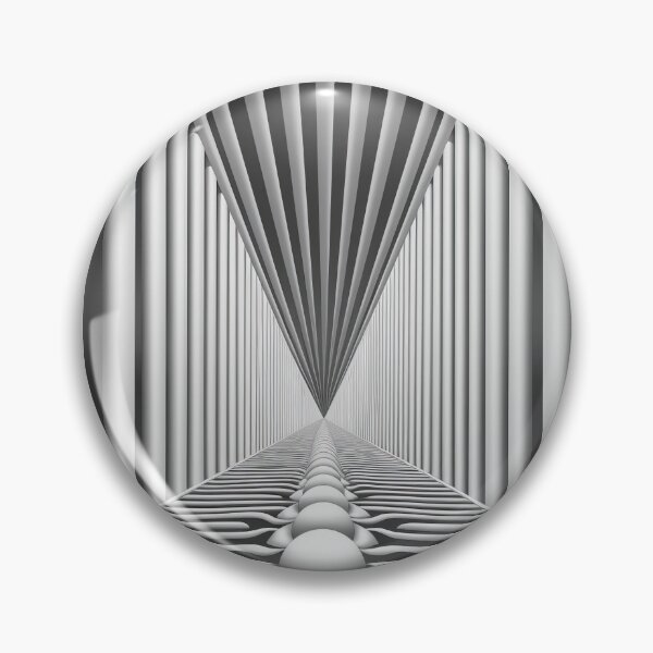 Item preview, Opart Vanishing Point Geometric Pathway designed and sold by pinkal.