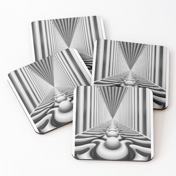 Item preview, Opart Vanishing Point Geometric Pathway designed and sold by pinkal.