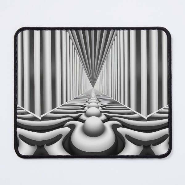 Item preview, Opart Vanishing Point Geometric Pathway designed and sold by pinkal.