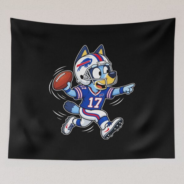 Item preview, Bluey Buffalo Bills Run Dog designed and sold by Polarfxdminded.