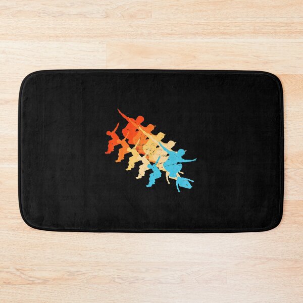 Item preview, Retro Martial Arts Silhouettes Action Vintage Style designed and sold by urbanywjscaggs.