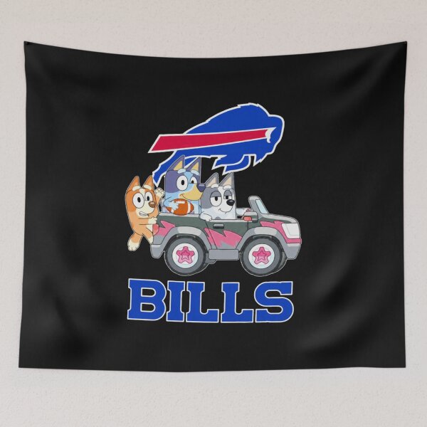 Item preview, Bluey Buffalo Bills Car Run designed and sold by Polarfxdminded.