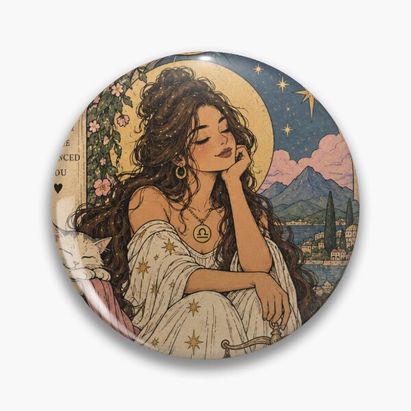 Artikelvorschau, Waage-Tarotkarte – Der Harmonisierer | Niedliche Vintage-Ästhetik des Tierkreises entworfen und verkauft von Moon & Sun Tarot.