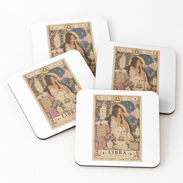 Item preview, Libra Tarot Card – The Harmonizer | Cute Vintage Zodiac Aesthetic designed and sold by Moon & Sun Tarot.