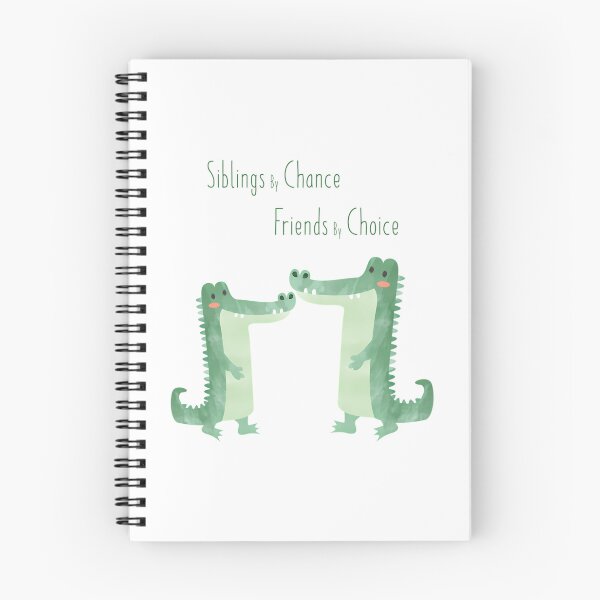 Item preview, Siblings By Chance Friends By Choice - Crocodile Siblings designed and sold by SilverlakeLove.