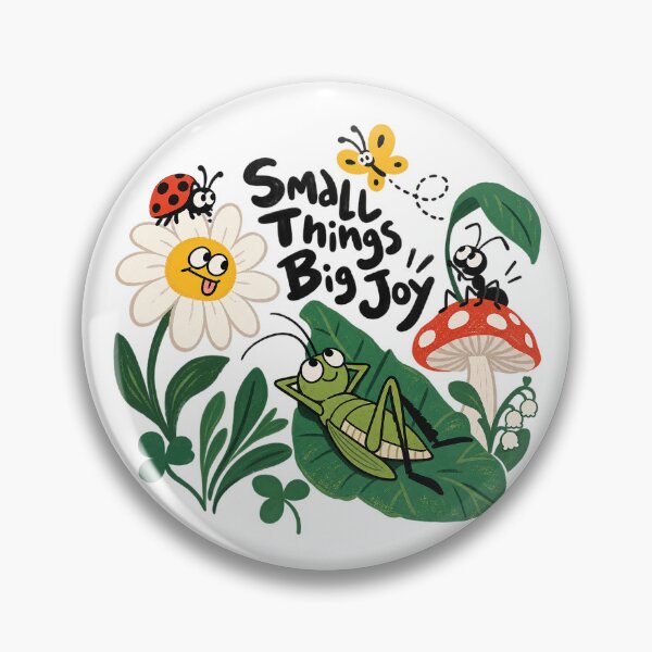 Item preview, Small Things Big Joy – Cheerful Garden Bug Friends designed and sold by zzz888.