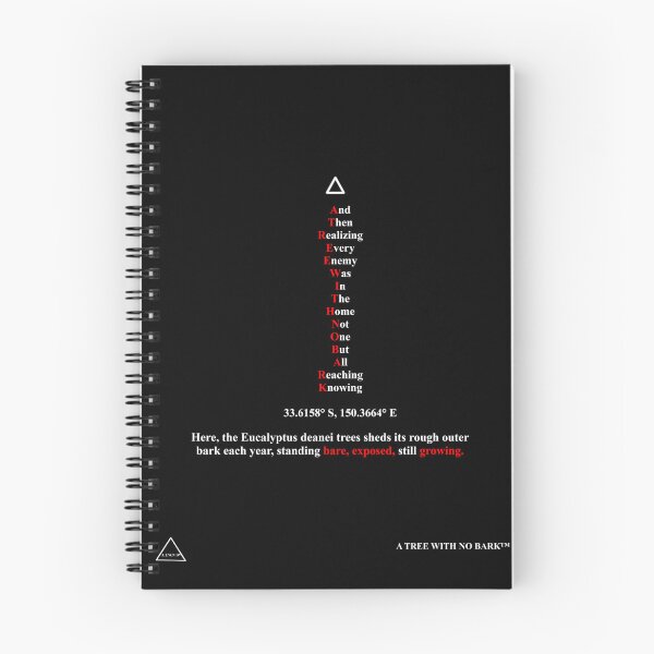 Item preview, A.T.W.N.B. Vertical Acronym Manifesto Streetwear designed and sold by ATreeWithNoBark.