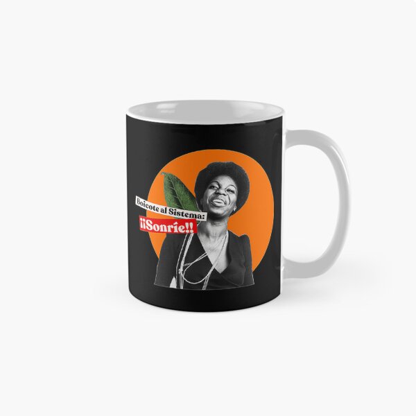 Item preview, Diseño de collage de círculo naranja de Nina Simone designed and sold by duffkebattclum.