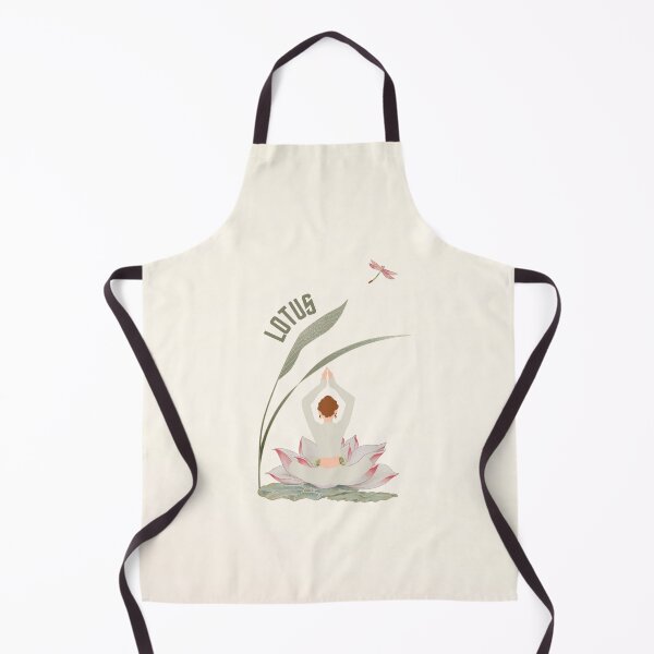 Item preview, Botanical Lotus Yoga Pose Meditation Zen Aesthetic Art designed and sold by HBBS DESIGNS.