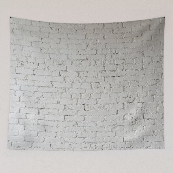 Item preview, Vintage Rustic Cottage Old White painted Brick Wall Retro Minimalist Natural Photo HD designed and sold by bard-art.