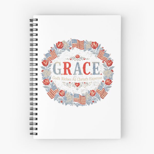 Item preview, GRACE God's Riches At Christ's Expense Christian Faith Patriotic Design designed and sold by YasuoShop.