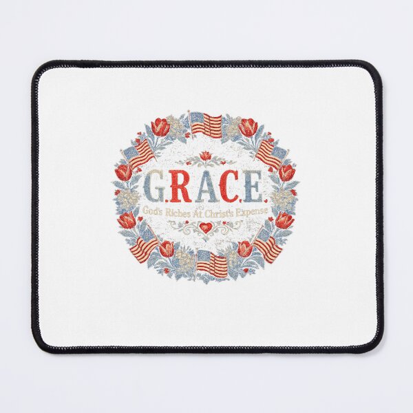 Item preview, GRACE God's Riches At Christ's Expense Christian Faith Patriotic Design designed and sold by YasuoShop.