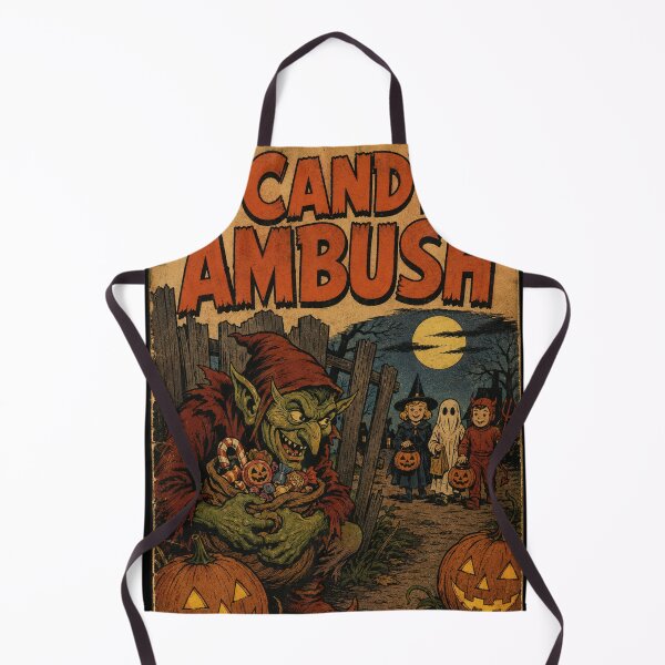 Item preview, Vintage Halloween Cover Art: Evil Goblin Candy Ambush designed and sold by bapupa.